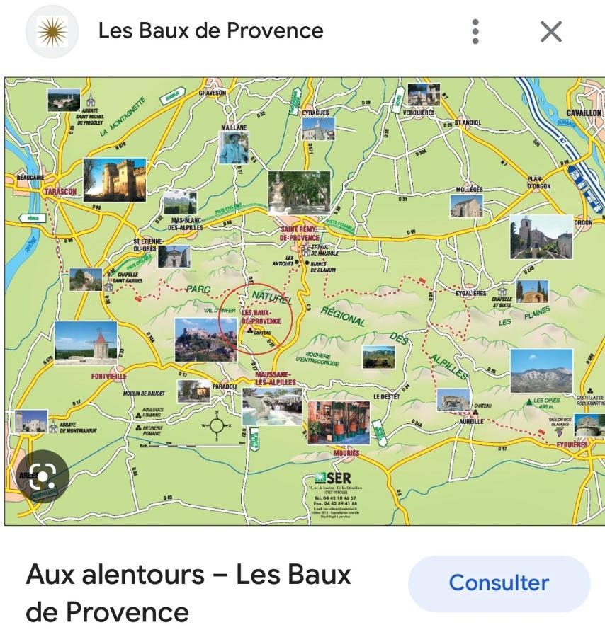 Lou Bonur Apartman Les Baux-de-Provence Kültér fotó
